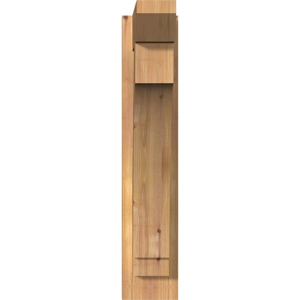 Imperial Slat Smooth Outlooker, Western Red Cedar, 5 1/2W X 16D X 28H